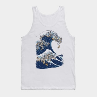 The Great wave of Cat Tank Top